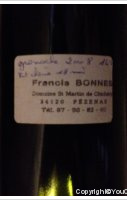 Domaine St Martin de Chichéry - Cuvée Francis Bonnes - Grenache