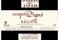 Domaine Dupré - Vignes de 1918