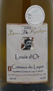 Domaine des Hautes Brosses - Cuvée Louis d'Or