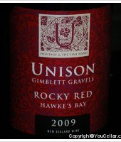 Unison - Gimblett Gravels - Rocky Red