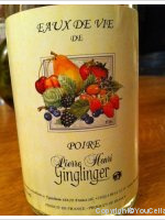 Pierre Henri Ginglinger - Eau de vie - Poire
