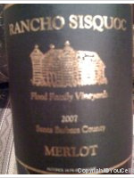 Rancho Sisquoc, Merlot Flood Family Vineyards