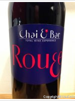 Chai et Bar - Rouge 