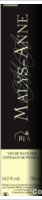 Domaine Malys-Anne