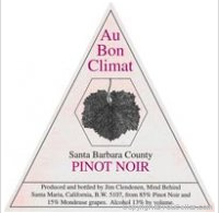 Jim Clendenen - Au bon climat - Santa Barbara - Pinot noir
