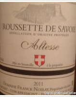 Domaine Franck Noiray - Altesse