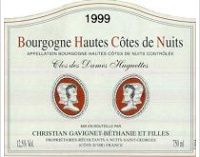 Domaine Gavignet-Béthanie Christian et Filles - Clos des Dames Huguettes