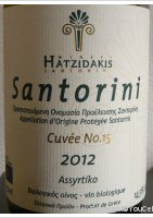Hatzidakis - Santorini - Cuvée N° 15
