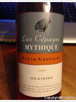 Les Cépages Mythique - Syrah Grenache