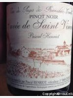 Pascal Henriot - Coteaux de Champlitte Pinot noir