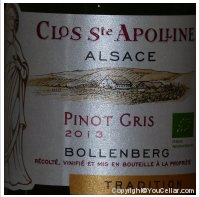 Bollenberg Clos Ste Apolline - Tradition