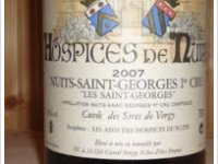Hospices de Nuits - 1er Cru Les Saint Georges - Cuvée des Sires de Vergy
