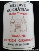 Domaine Dietrich-Girardot - Muller-Thurgau