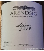 Arendsig - Single Vineyard - Shiraz