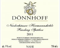 Dönnhoff - Niederhäuser Hermannshöhle  Riesling Spätlese
