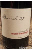 Barrel 27 - Right Hand Man Syrah