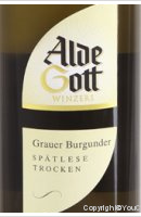Alde Gott - Grauburgunder Spätlese trocken