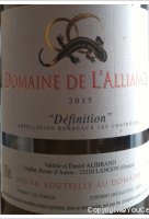 Domaine de l'Alliance - Définition