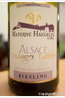 Domaine Materne Haegelin - Vendanges Tardives