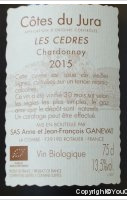 Anne et Jean-François Ganevat - Les Cèdres