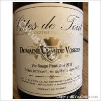 Domaine Claude Vosgien - Pinot Noir