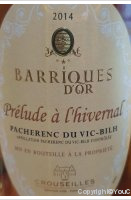 Cave de Crouseilles - Barriques d'Or - Prélude Hibernal