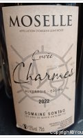 Domaine Sontag - Cuvée Charmes - Les vins de Marie-Antoinette